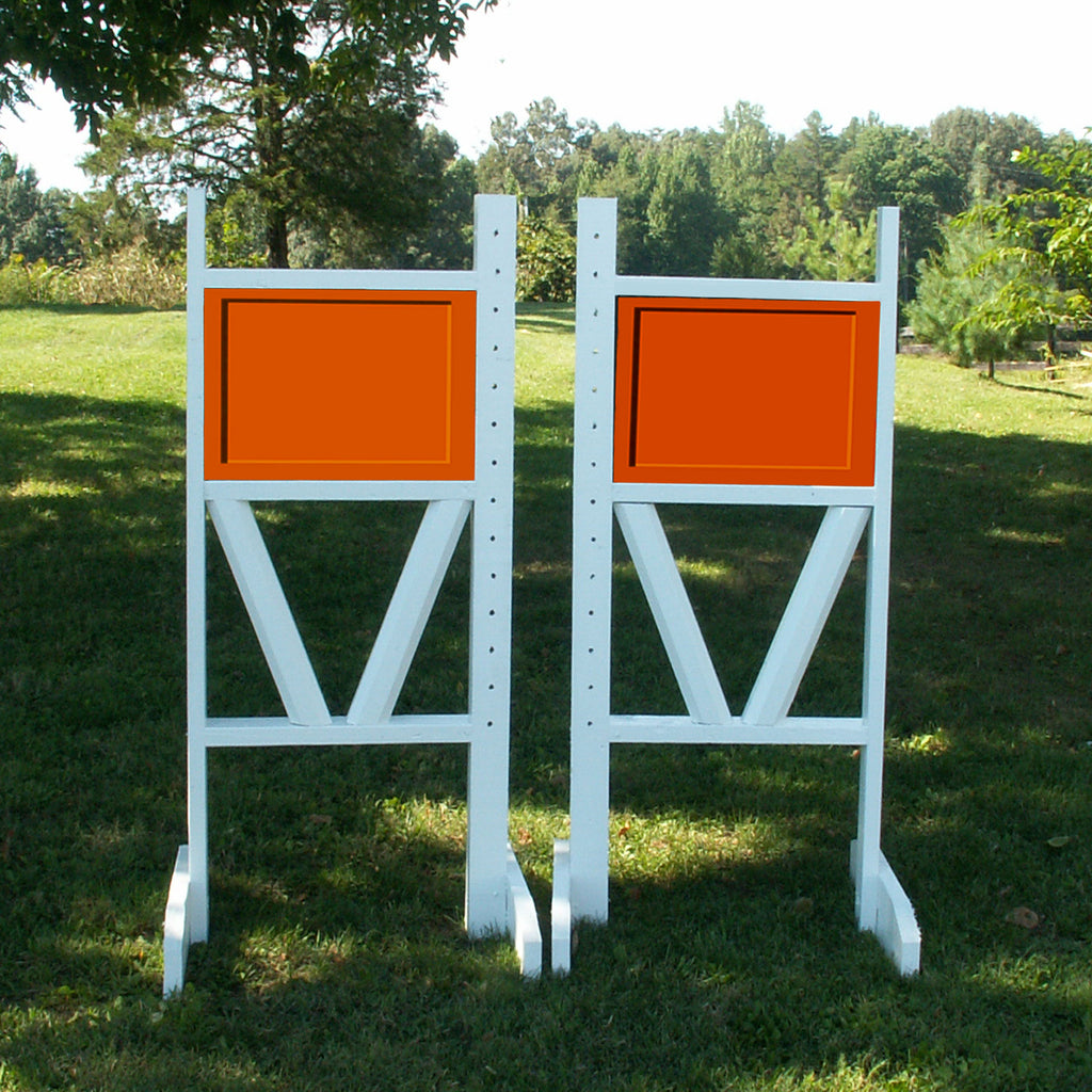 Horse Jumps Double Solid Panels Jumper Wing Standards Pair/6ft Color Choice #260 