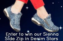 Therafit Enter to Win Therafit Sienna Side Zip  in Denim Stars