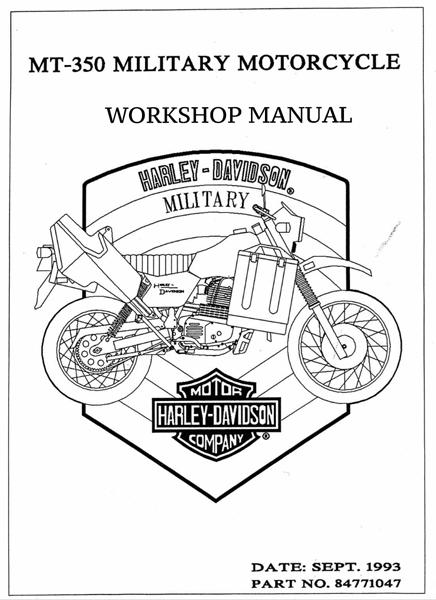MT350 Workshop Manual