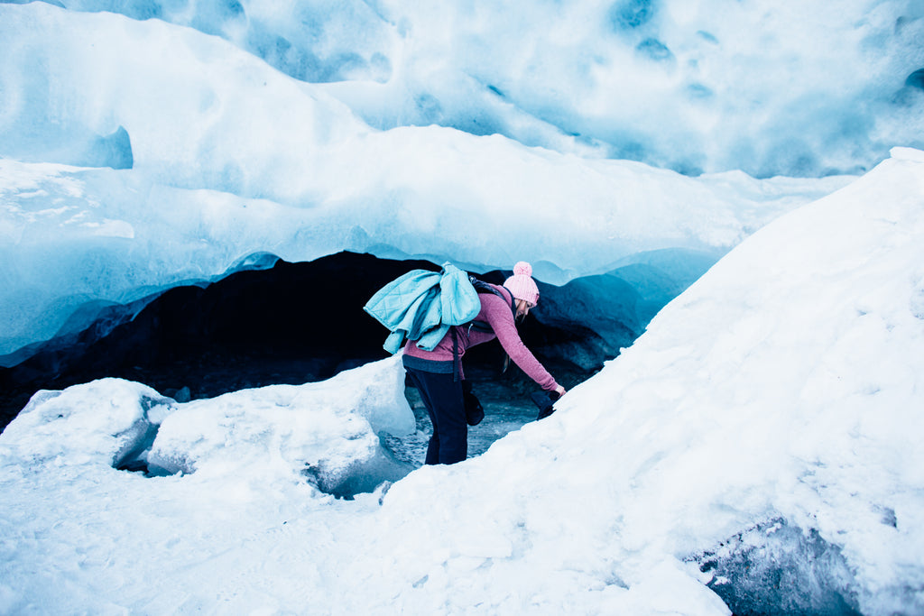 Mendenhall Glacier Ice Caves in Juneau, Alaska. Resolute Boutique & Lifestyle Blog