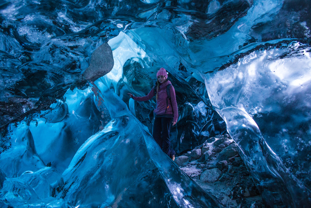 Mendenhall Glacier Ice Caves in Juneau, Alaska. Resolute Boutique & Lifestyle Blog