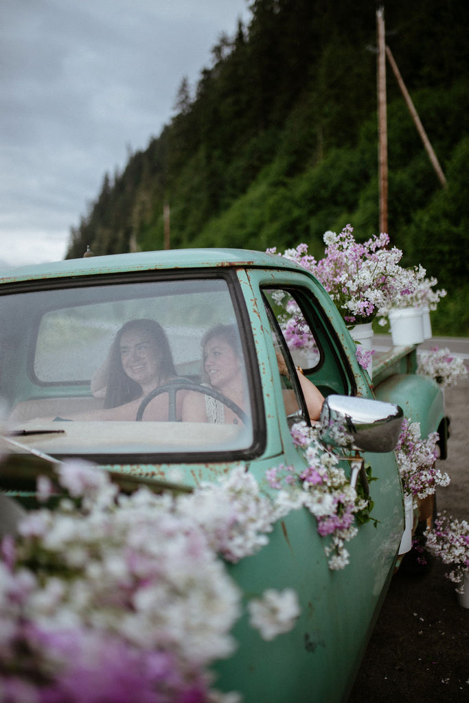 Old trucks in Alaska by Resolute Boutique