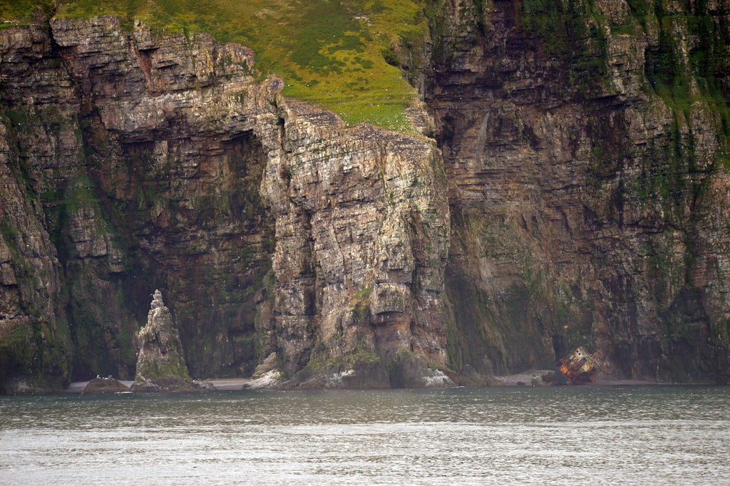 Shipwreck on Bear Island. Cruising up the coast of Norway part 4 for Resolute Boutique.