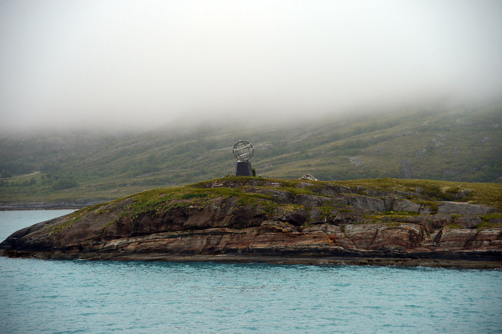 Arctic Circle marker. Cruising up the coast of Norway part 3 for Resolute Boutique