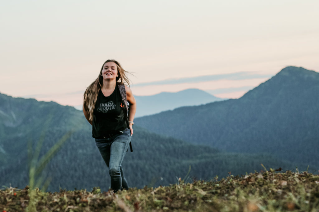 Sunset on Mount Roberts