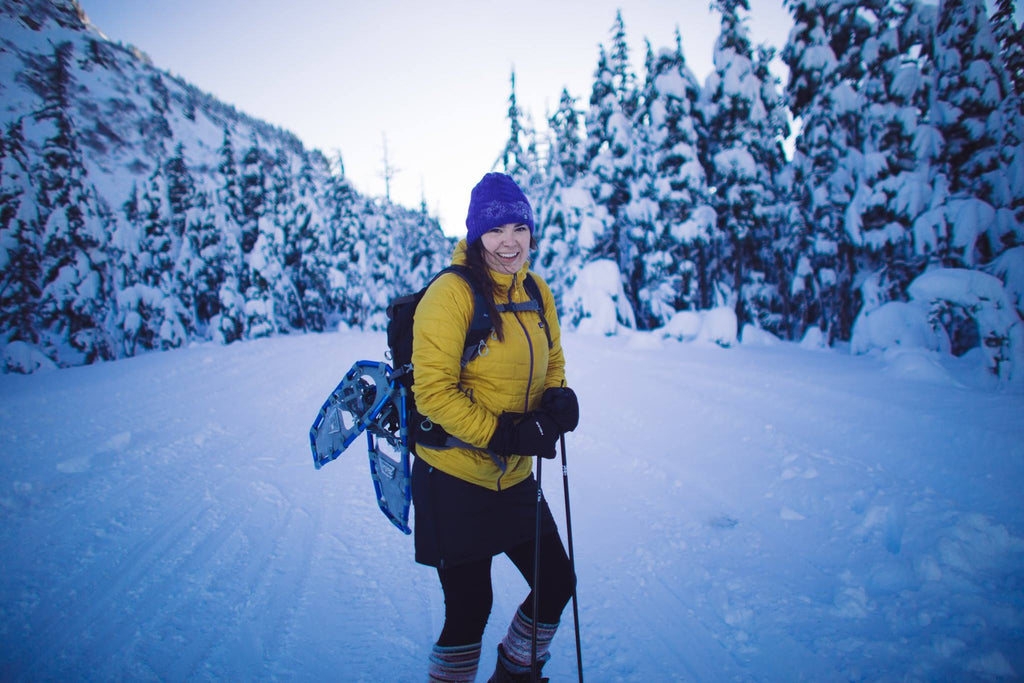 Snowshoe & Ski in the same day in Juneau, Alaska for Resolute Boutique & Lifestyle