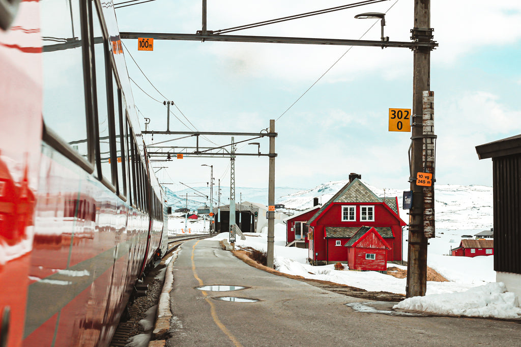 Train from Bergen to Oslo, Norway