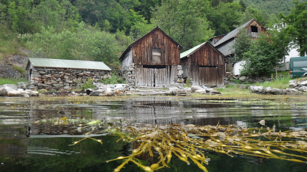 Kayaking in Geiranger, Norway. Cruising up the coast of Norway part 1 for Resolute Boutique