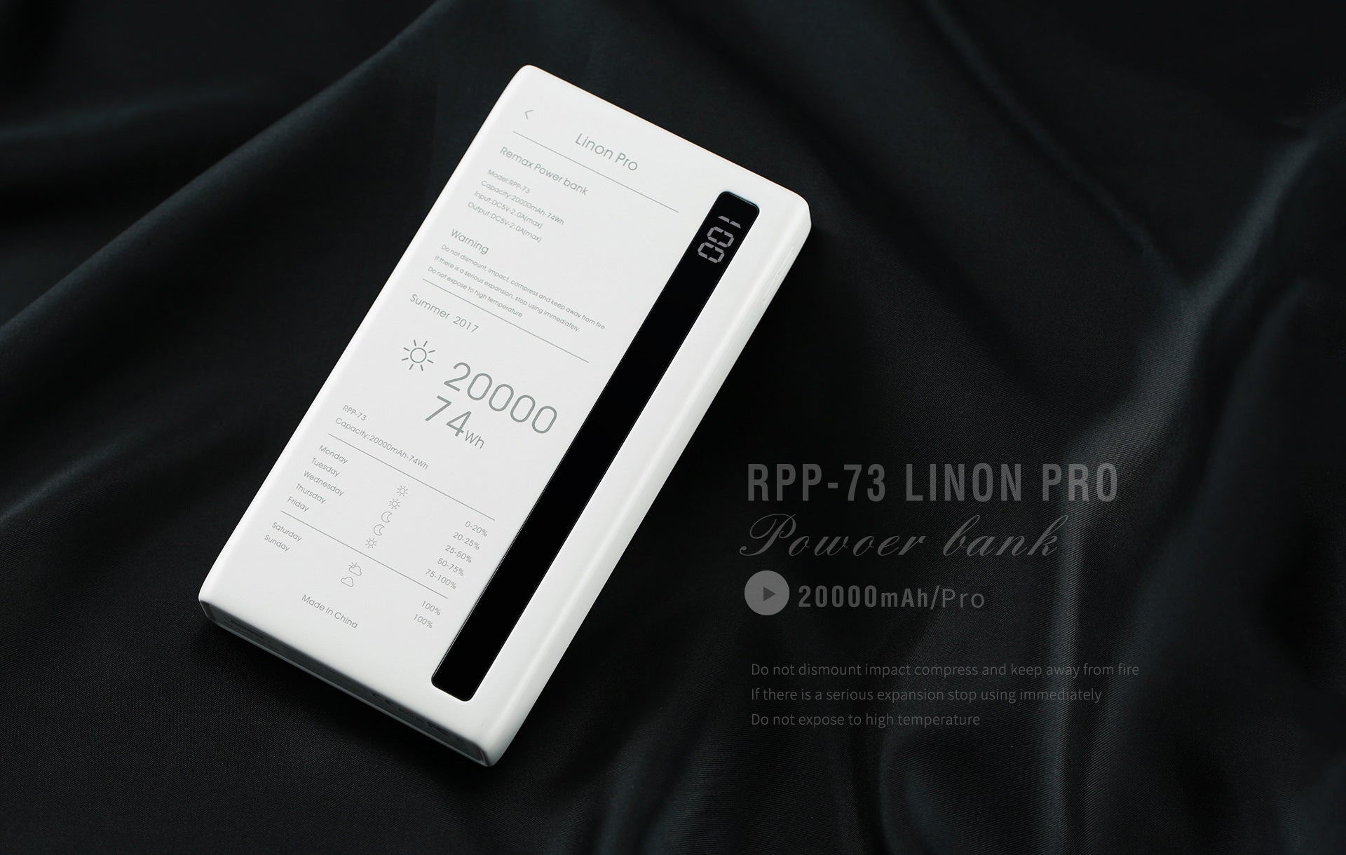 Linon Pro Power Bank 20000mAh RPP-73