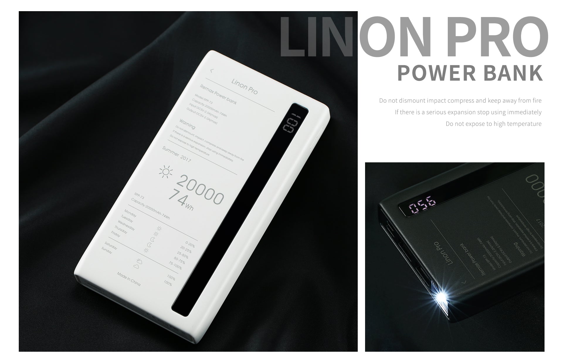 Linon Pro Power Bank 20000mAh RPP-73