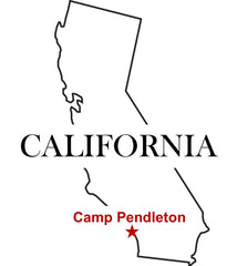 USMC Camp Pendleton Map California