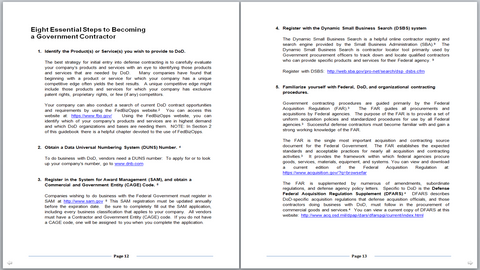Sample Pages 12 13 - (How to Successfully Bid on Contracts at Military Bases)