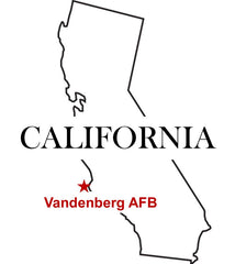 Vandenberg Air Force Base (AFB) Map