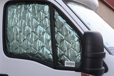 SolarScreen installed in an Iveco Daily
