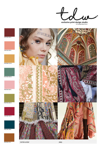 The Digital Weaver La Boheme trend colours