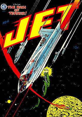 Jet Powers #4 - 1951 - Comic Book Cover Poster