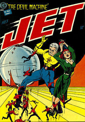 Jet Powers #3 - 1951 - Comic Book Cover Poster
