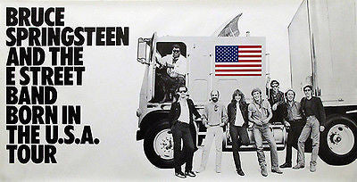 Bruce Springsteen & The E-Street Band - 1984 - Promotional Poster