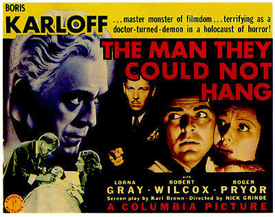 The Man They Could Not Hang - 1939 - Movie Poster