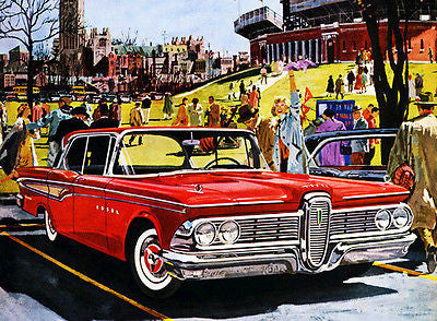 1959 Ford Edsel Corsair - Promotional Advertising Poster