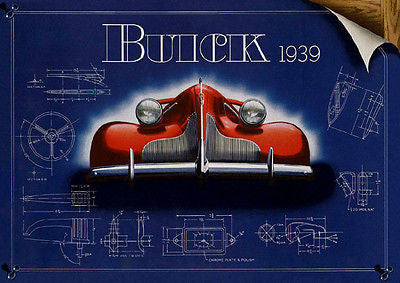 1939 Buick - Promotional Advertising Poster