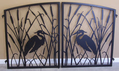 Double Heron Gates