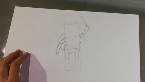  How To Draw Finn - Adventure Time Drawing Step By Step - Redrawing The Outline