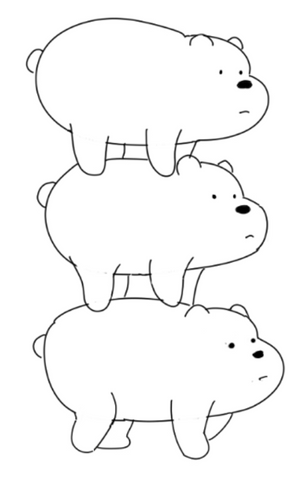 How To Draw We Bare Bears - Drawing Little Details Of Our Cartoon And Legs