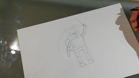  How To Draw Finn - Adventure Time Drawing Step By Step - Finish His Face