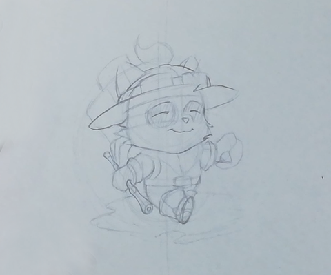 How To Draw Teemo - League Of Legends - Drawing Of Teemo From League Of Legends Step 14