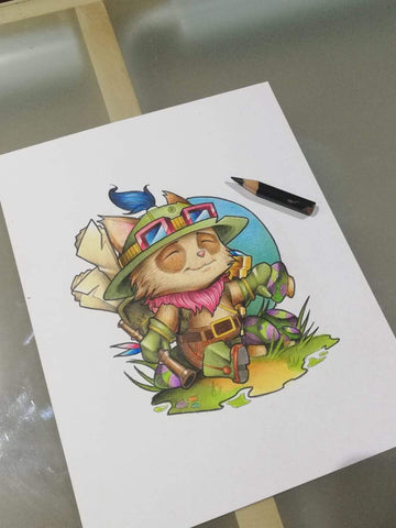 How To Draw Teemo - League Of Legends - Drawing Of Teemo From League Of Legends