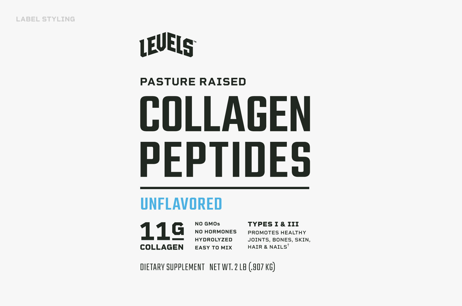 New Levels Collagen Label