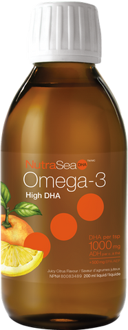 NutraSea Omega-3 High DHA™ Juicy Citrus - 200ml - Nature’s Way - Health & Body Nutrition