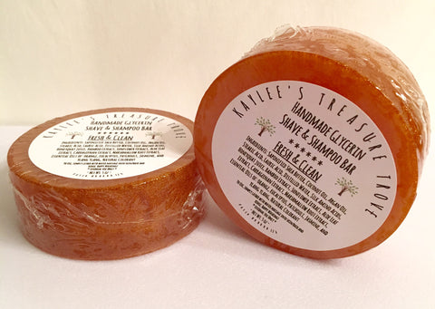 Fresh & Clean Shave & Shampoo Bar