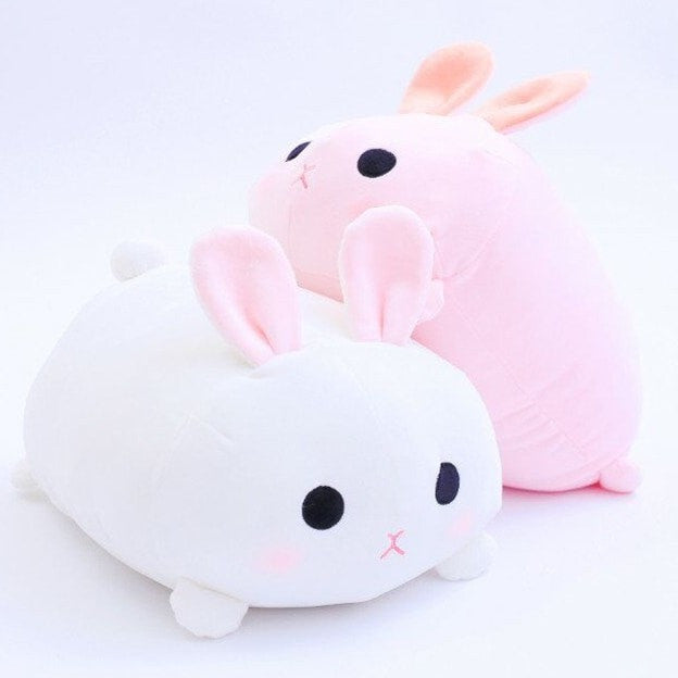 pink bunny pillow