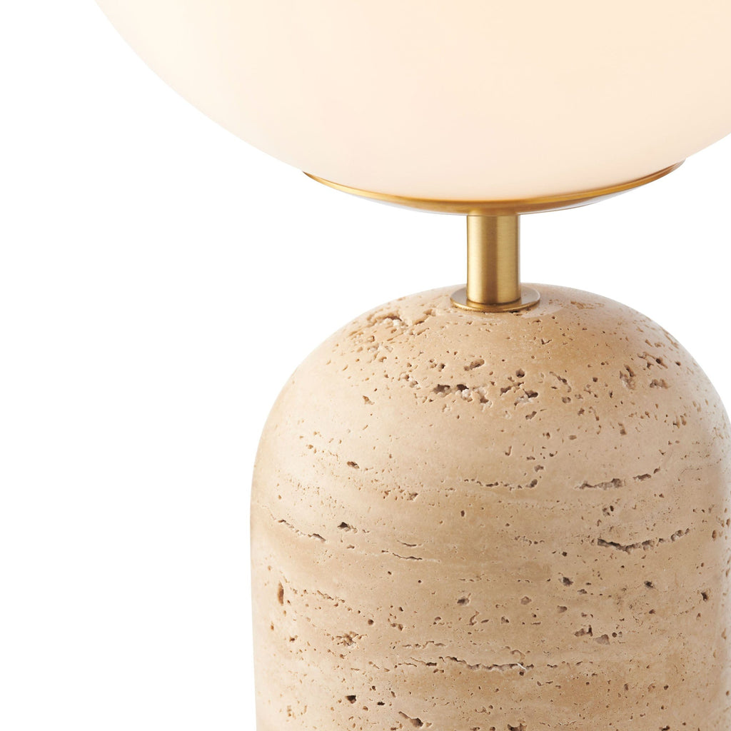 Soren Table Lamp - Travertine (7641366921465)