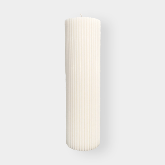 Make Scents of It 20cm Pillar Candle - White (6805086240956)