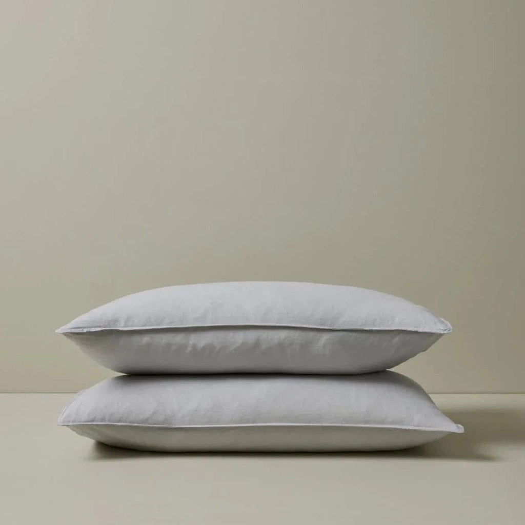 Weave Home Ravello Pillowcase Pair - Silver (Various Sizes) (7688108998905)