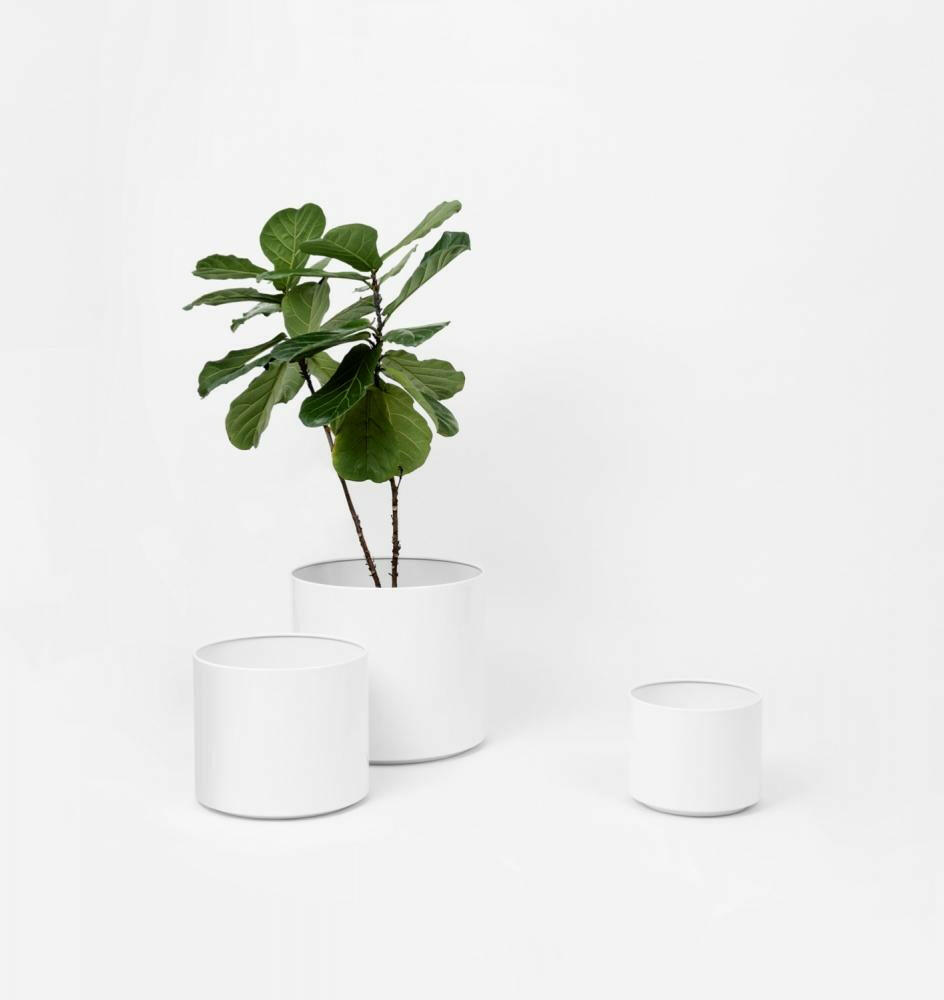 Benny Planter White - Norsu Interiors (4681558622292)