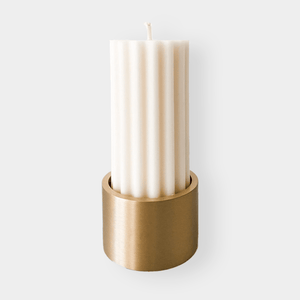 norsuHOME Double Parked Brass Candle Holder (6285726286012)