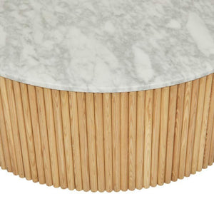 Globe West Benjamin Ripple Marble Coffee Table - Norsu Interiors (3668763279444)