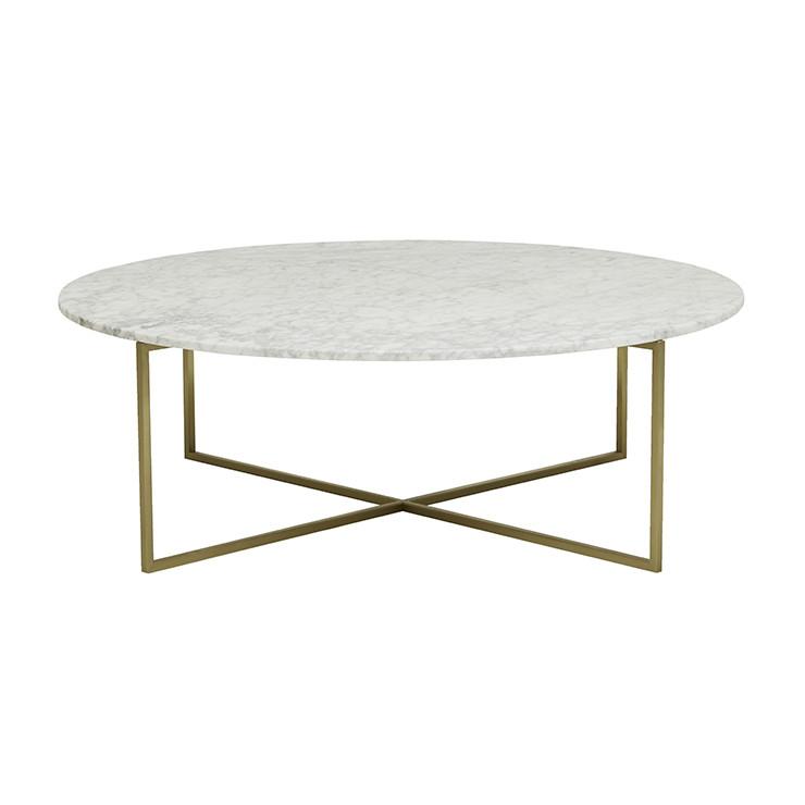 Globe West Elle Luxe Marble Round Coffee Tables - Various colours - Norsu Interiors (357586370589) (7591332937977)