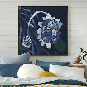 Kimmy Hogan Limited Edition Fine Art Canvas Print - Night Daisy I - Norsu Interiors (4572305326164)