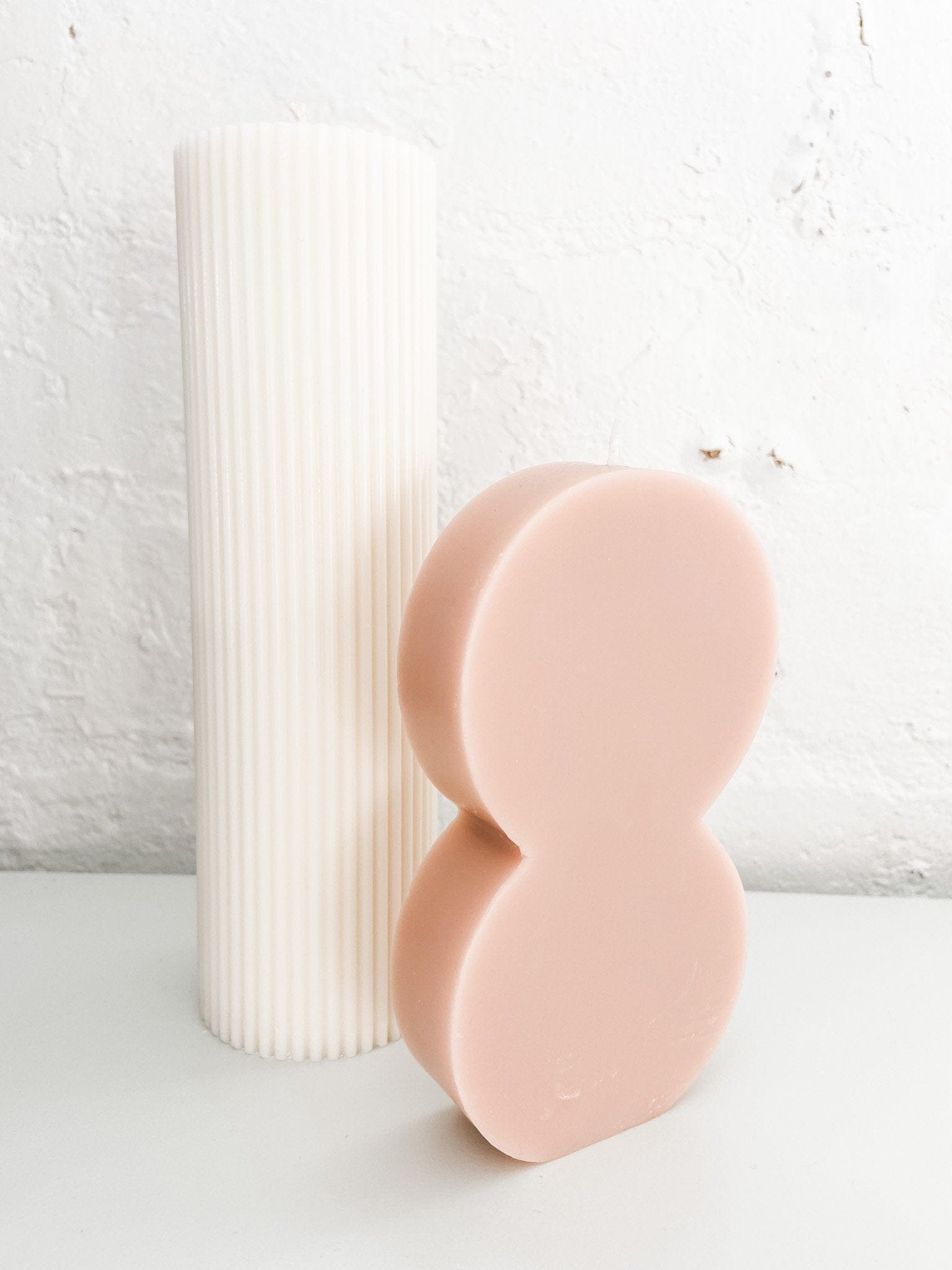 Make Scents of It 20cm Pillar Candle - White - Norsu Interiors (6805086240956)