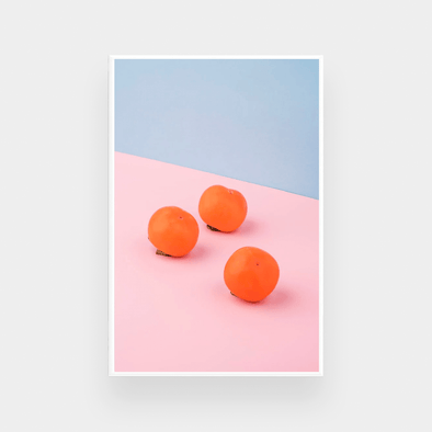 Neon Peach Print - Various sizes (7688298922233)