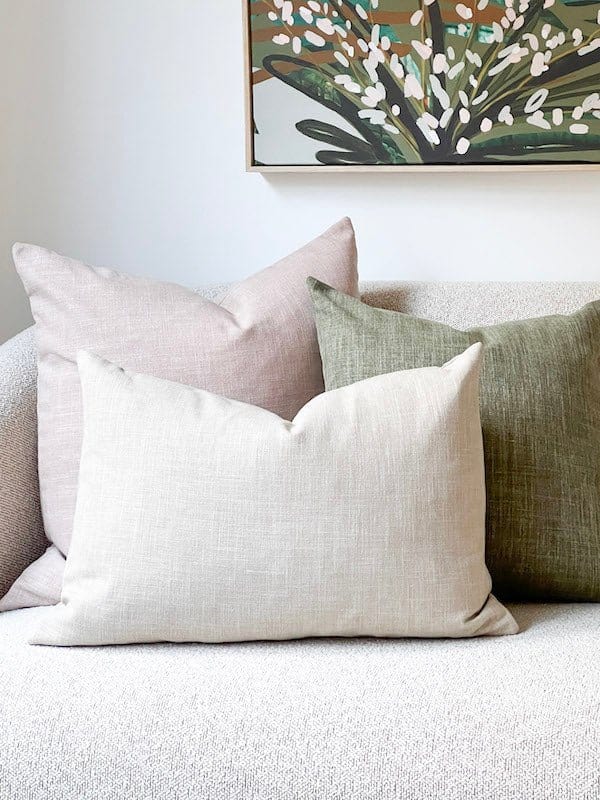 norsuHOME Washable Cushion, Natural Linen - Norsu Interiors (7577446023417)