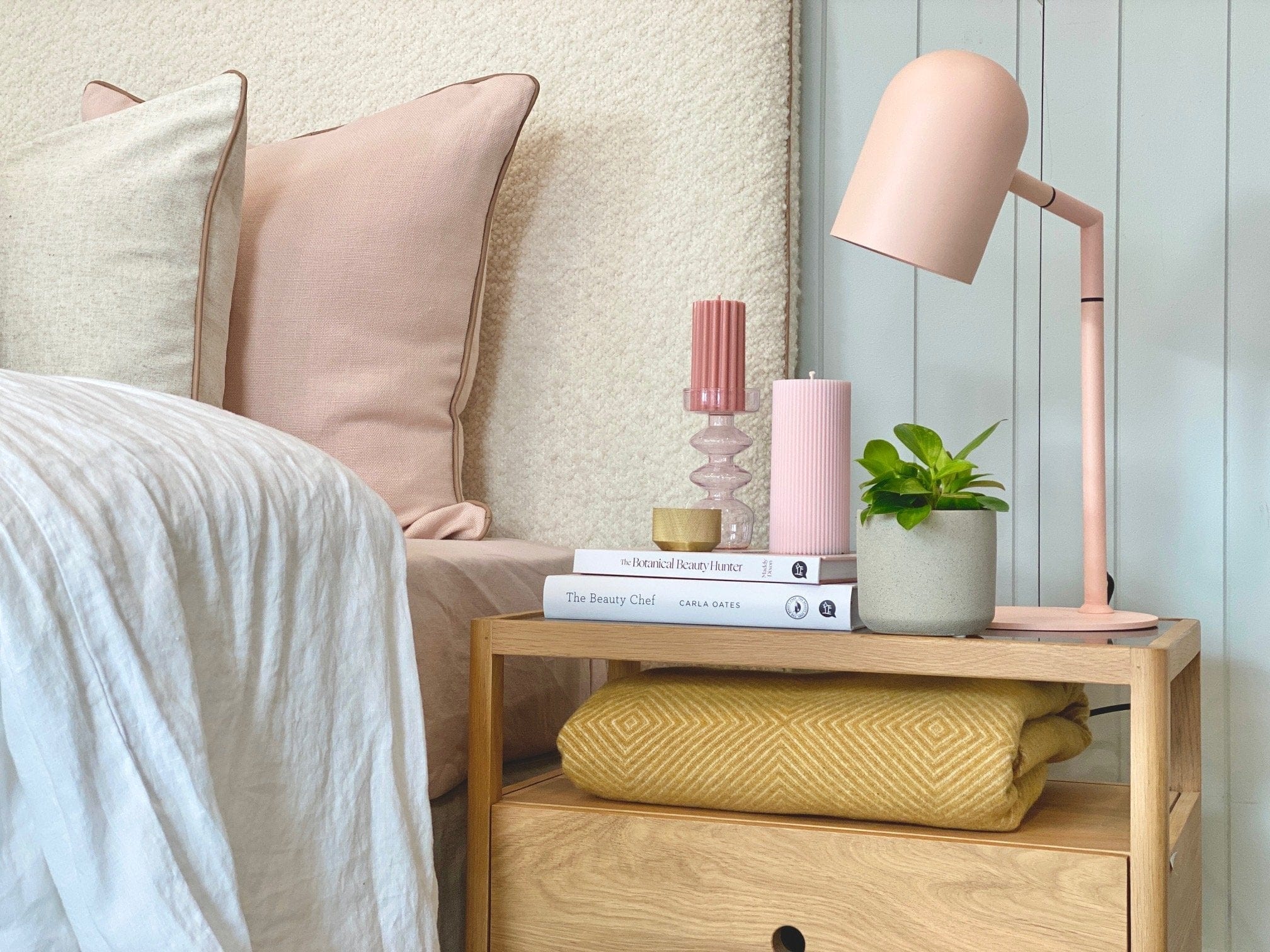 Pia desk lamp - Blush - Norsu Interiors (6753609810108)