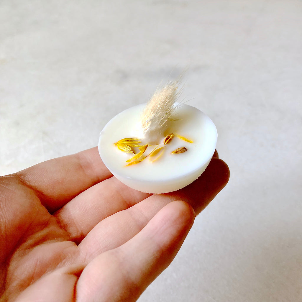 fondant parfumé bio vanille organic cocoon fleurs séchées paris bougie