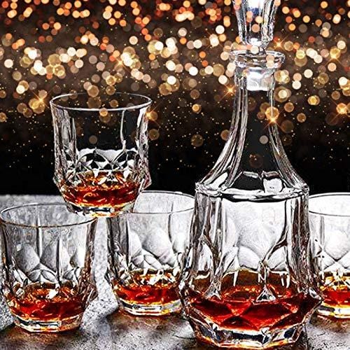 Whiskey Glasses Crystal 11 Oz Whisky Cocktail Drinking Tumbler Cups Set of 4 