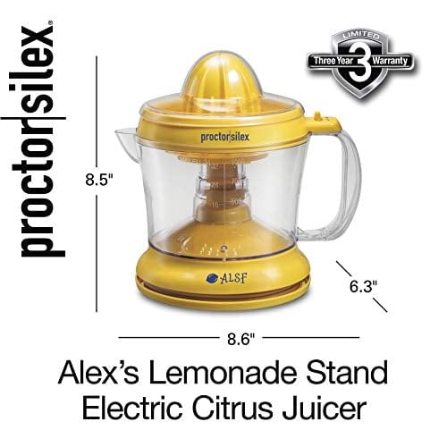 Yellow Juicer Machine and Squeezer 34 Oz 